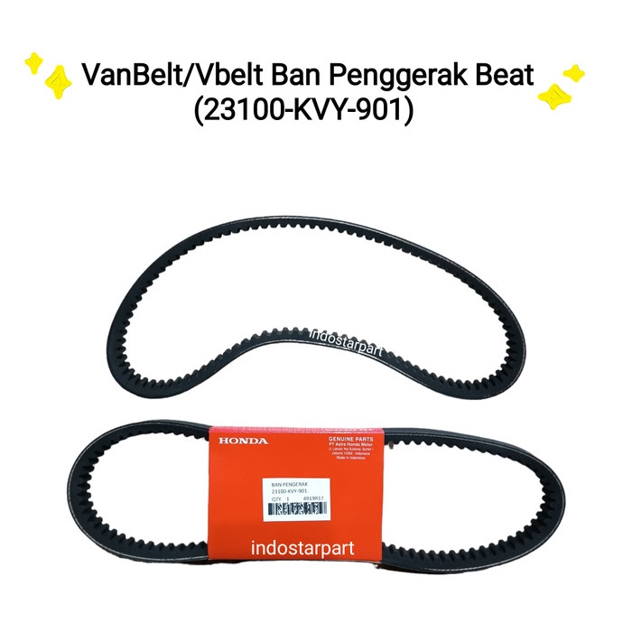 Vanbelt Vbelt Only Ban Penggerak Motor Beat Old/Spacy/Karbu Kode KVY