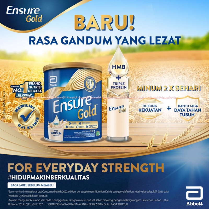 Ensure Gold 150gr Rasa Vanilla  Susuk Bubuk Ensur Kemasan Kotak Box Susu Untuk Kalsium Tulang Vitamin D Omega 3  En Sure Milk Powder Abbott 150 gram