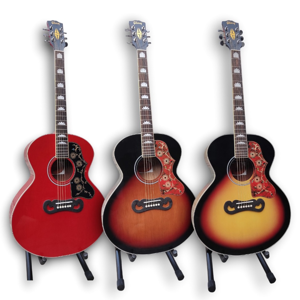 Gitar akustik elektrik Gibson J200 Custom