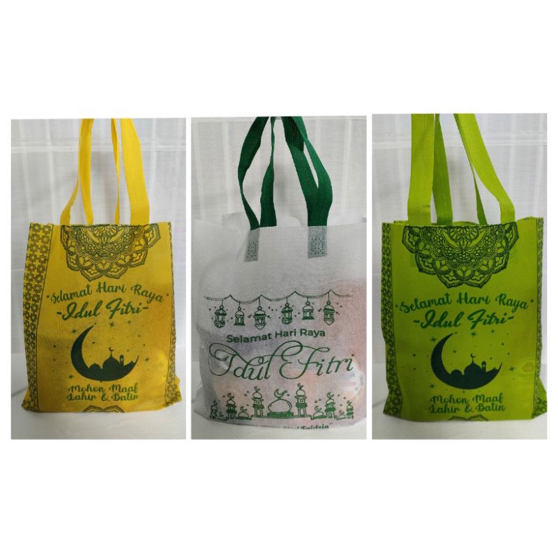 

Tas Spunbond Idul Fitri 30x8x40cm, Tas Parcel, Tas Hampers, Tas Lebaran