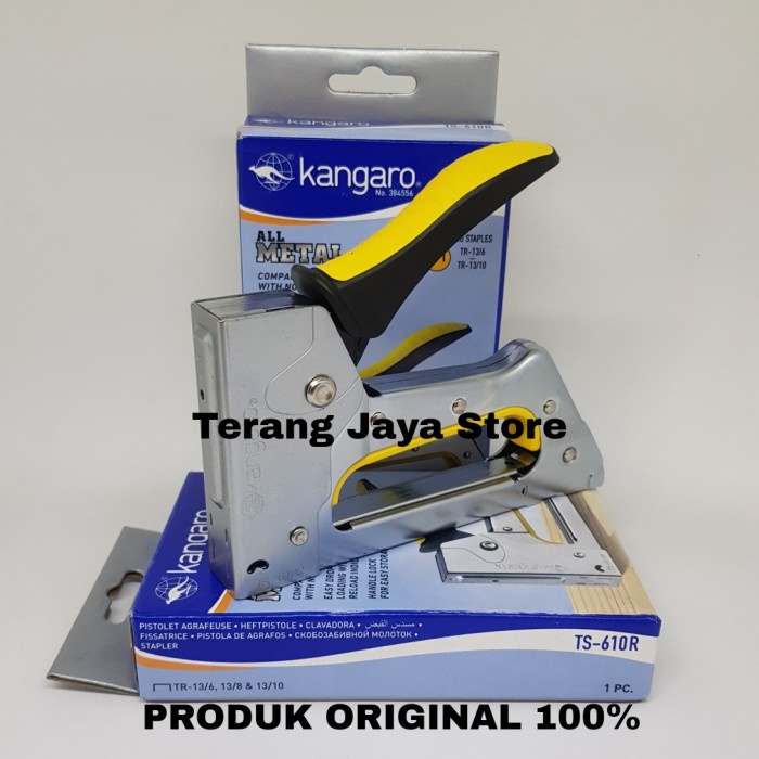 

Terlaris Steples Tembak Kangaro Ts-610R Staples Kangaro Ts-610R Stapler Ts610R