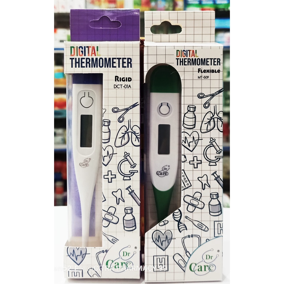 Termometer Digital 𝐃𝐫. 𝐂𝐚𝐫𝐞 - Termometer Ujung Lentur dan Kaku