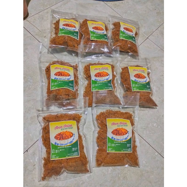 

Abon ayam 250 gram tanpa bahan pengawet kualitas premium