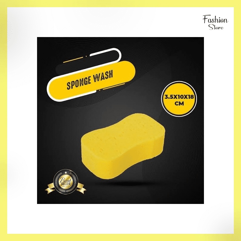 FS-Car Washing Sponge/Spons Cuci Mobil Daya Serap Tinggi 20,5 x 5,8 x 11 cm DL882003 /Alat Perkakas