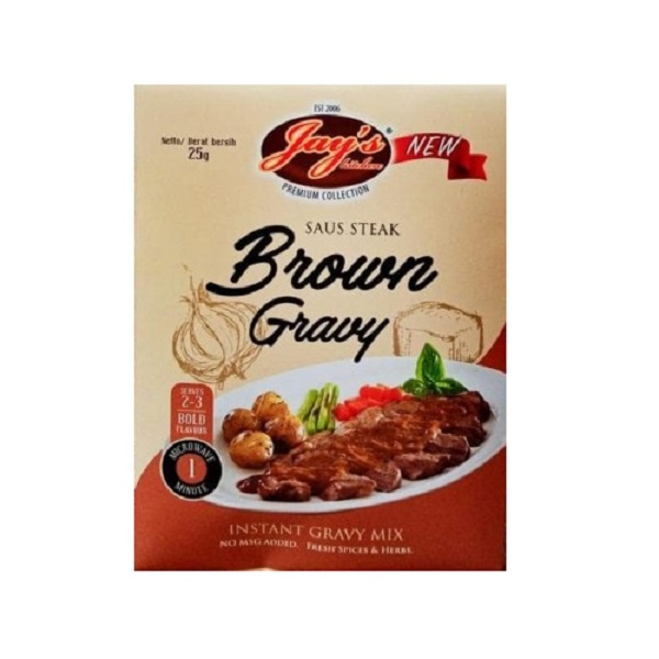 

JAYS BROWN GRAVY SAUCE STEAK 25 GR