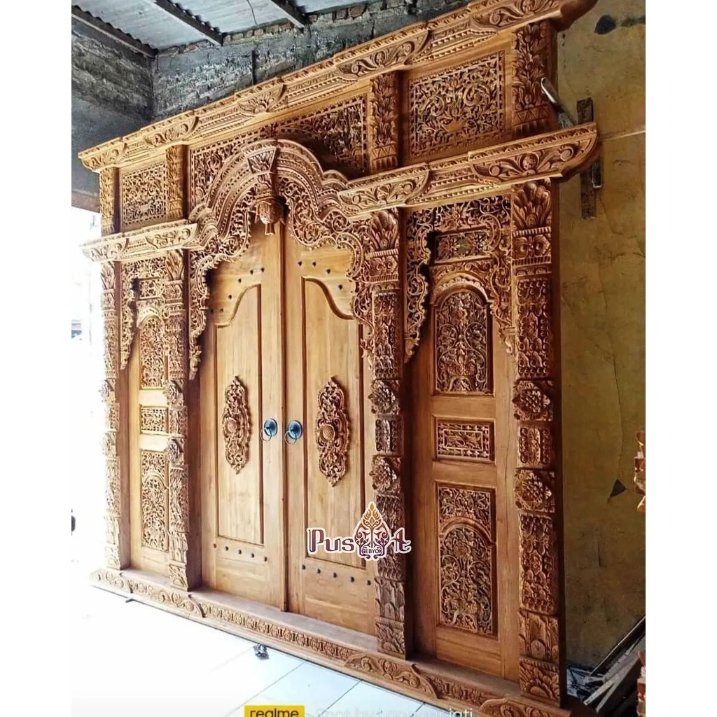 Gebyok Ukir 3 Meter Pesanan kak Juli Maya Sari Binjai Finising