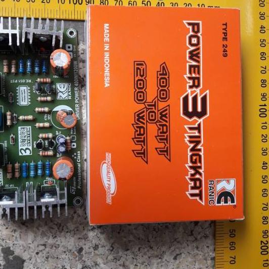 ✮ Kit driver power 3 tingkat sound system audio ampli rakitan amplifier elektronik ♡