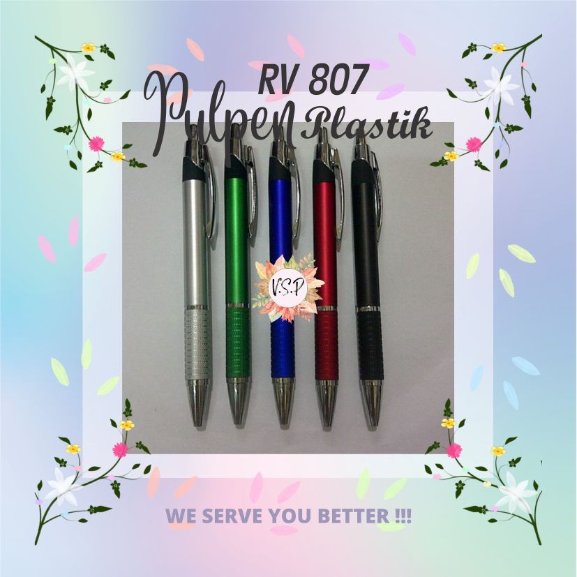 

Pulpen Plastik RV 807 / Souvenir Wedding Seminar kit Murah