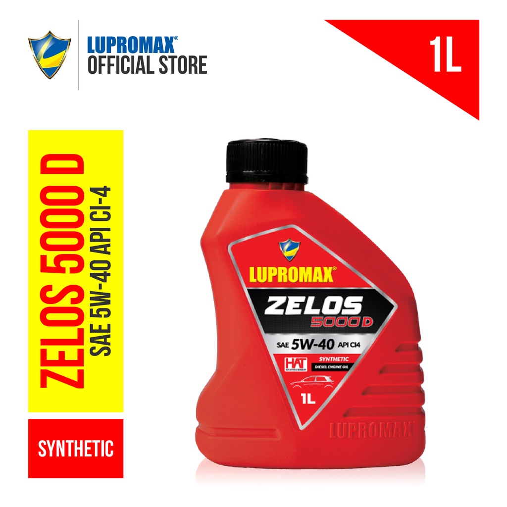 Lupromax Zelos 5000 D 5W-40 Oli Mesin Diesel - 1 Liter
