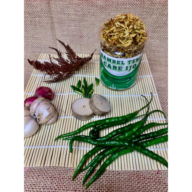 

Sambel teri cabe ijo