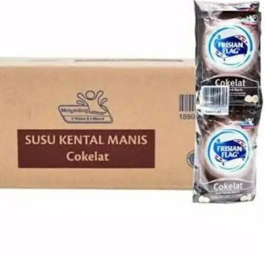 

♖ Susu Sachet Bendera Frisian Flag Coklat 1 karton ➯