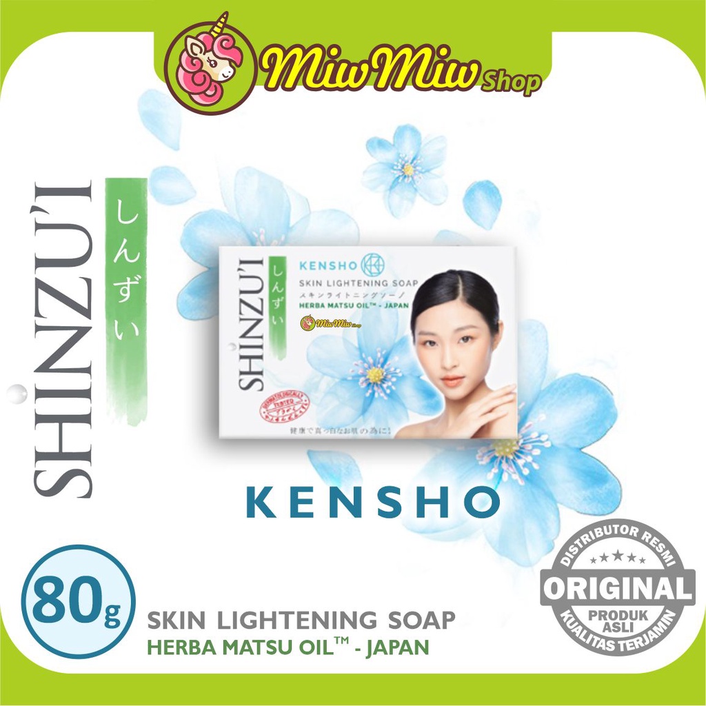 SHINZU'I Skin Lightening Bar Soap (Shinzui Sabun Mandi Batang Pencerah Kulit)