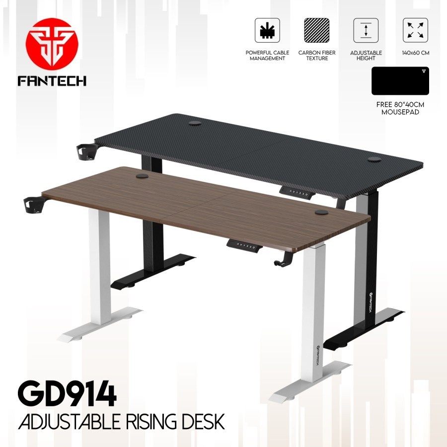 Fantech GD914 Meja Gaming Elektrik Naik Turun Gaming Desk meja kerja