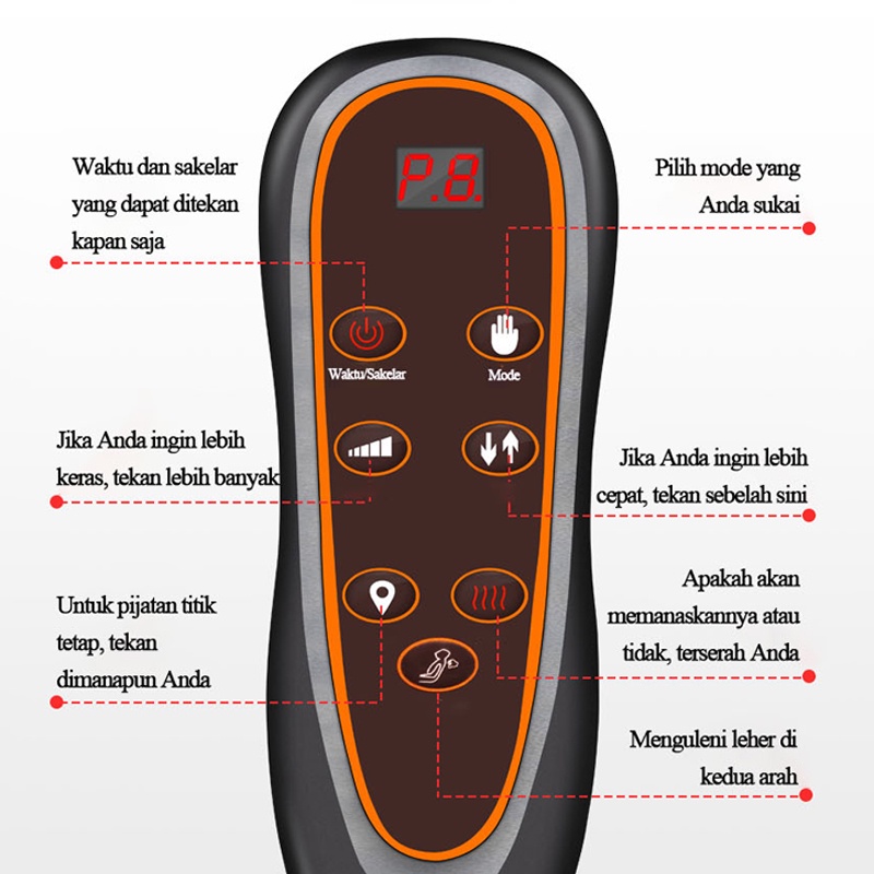 Alat pijat elektrik / Kasur Pijat/Pijat Tulang Belakang Leher Bahu Punggung Dan Pinggang / Kasur pijat multifungsi / Alat pijit punggung