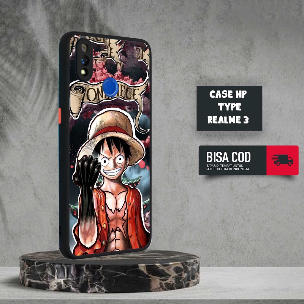 CASE REALME 3 MOTIF [ANIME OOOP] TERLARIS CASING REALME 3 BARU DOVE MATTE FUZE SOFTCASE REALME 3 SOF