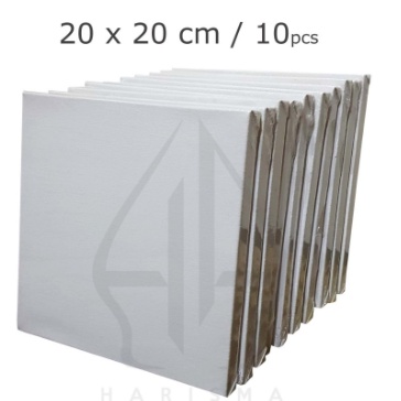 

KANVAS LUKIS 20X20 CM 10PCS BERKUALITAS - KOREAN QUALITY