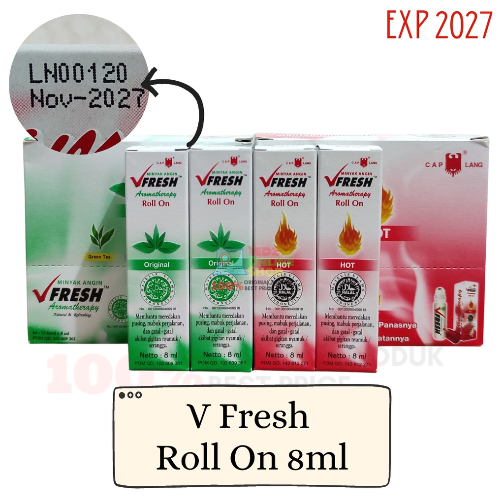 Cap Lang Vfresh Roll On 8ml