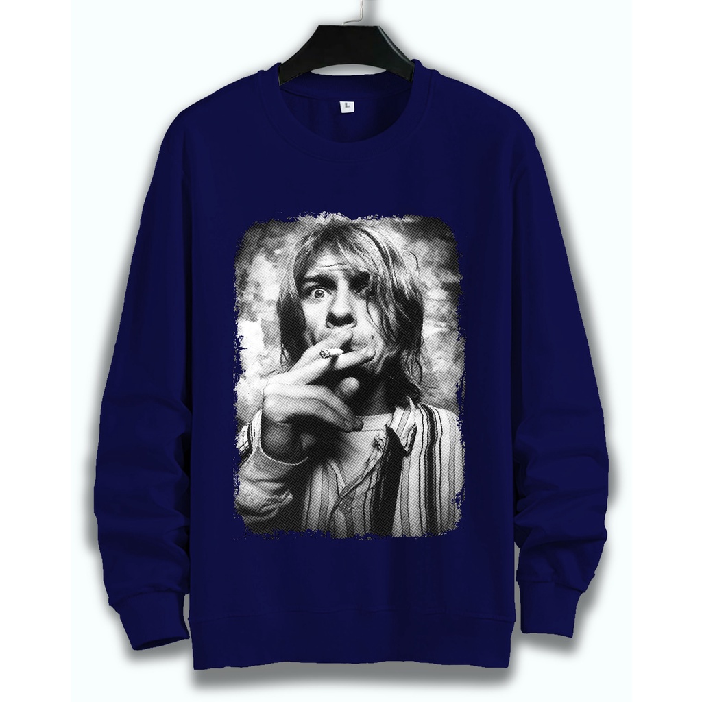 SWEATER UNISEX KURT COBAIN PRIA DAN WANITA SWEATER JUMBO