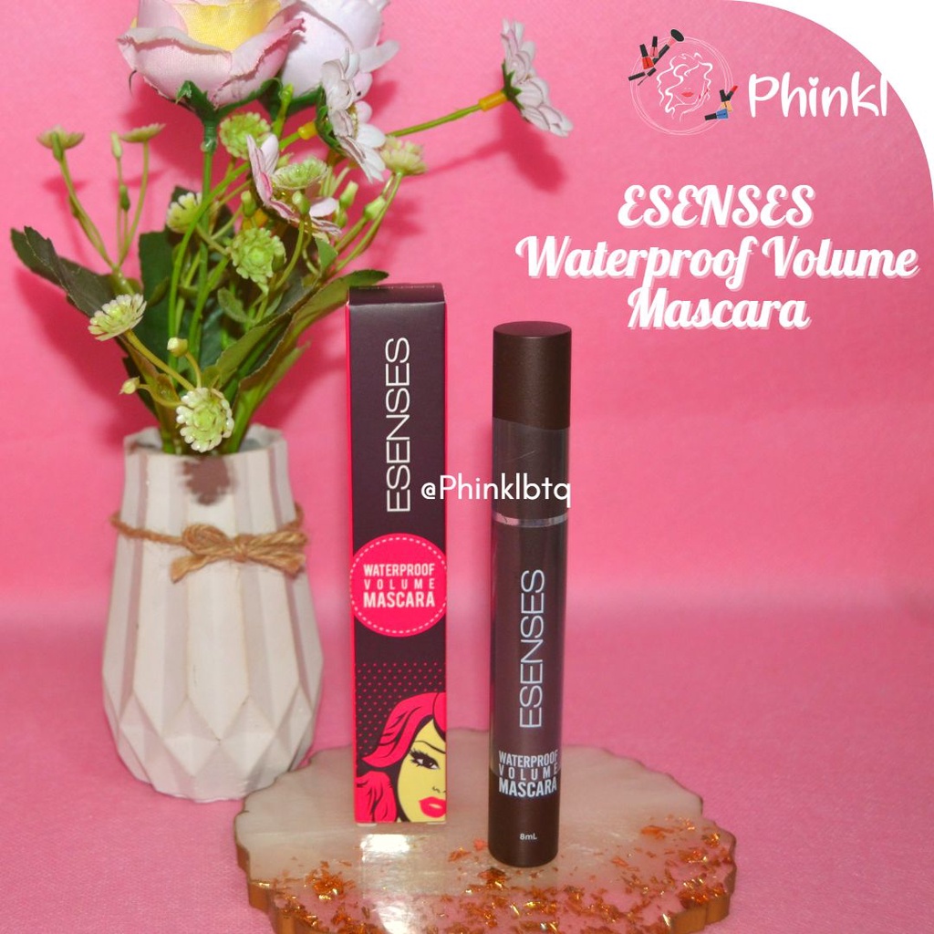 `ღ´ PHINKL `ღ´ [ESENSES] esenses mascara evany waterproof maskara hitam fiber bulu mata