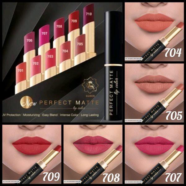 ORIGINAL Viva Queen Perfect Matte Lip Color Lipstick Lipstik 2.5 gr