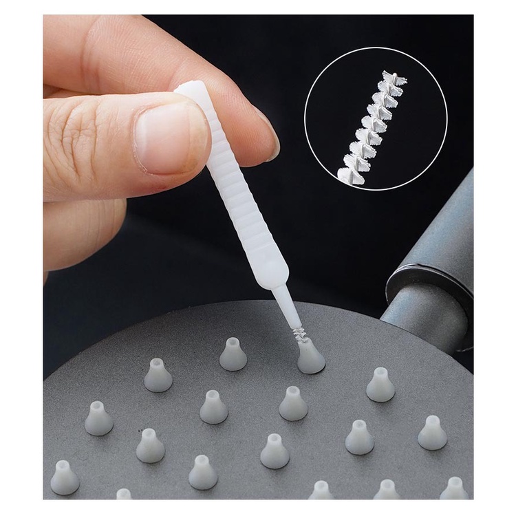 10pcs Shower Hole Cleaning Tools Sikat Mini Pembersih Shower Dot Konektor Sikat Pembersih Hp Lubang