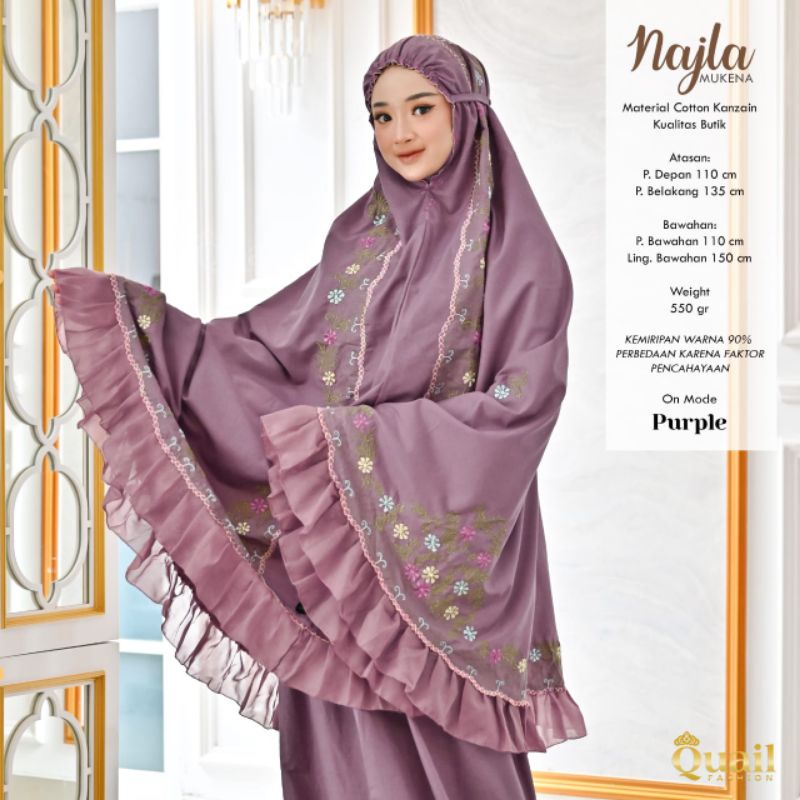 NAJLA MUKENA BORDIR EXCLUSIVE BY ORI QUAIL