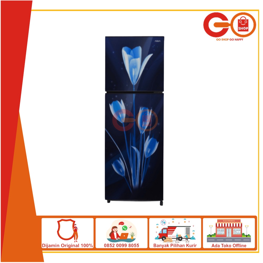 Aqua Kulkas Refrigerator 2 Pintu AQR - D251LK/LB D261LK/LB D270LK/LB