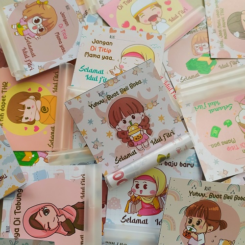 

Amplop Lebaran Model Sedotan AS03