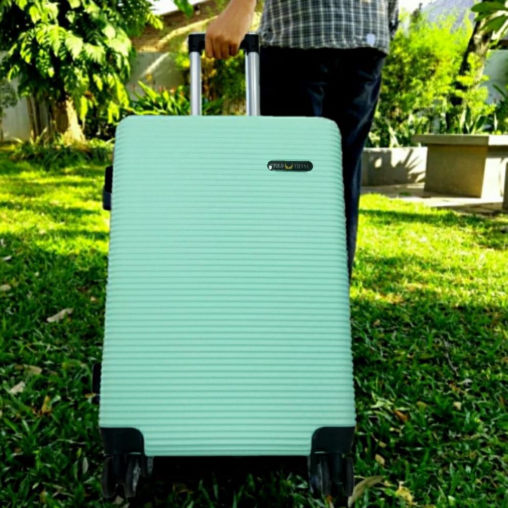 TERPERCAYA koper 24inch koper baju polo cavallo koper fiber roda 4 koper murah koper travel koper po