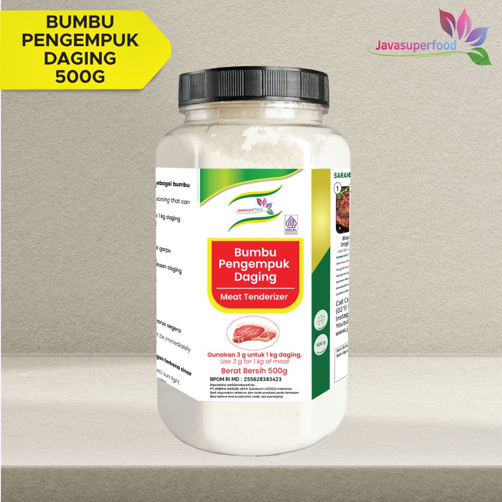 

Bumbu Pengempuk Daging 500g / Meat Tenderizer 500g Halal