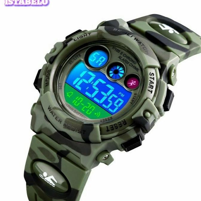 JAM TANGAN ANAK LAKI COWOK SKMEI ORIGINAL ARMY MILITER KEREN ANTI AIR ---NEW READY---
