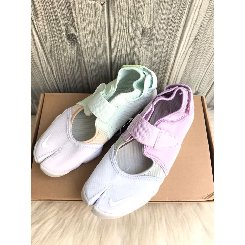 sepatu BRANDED air rift shoes barrely purple blue SIZE 8