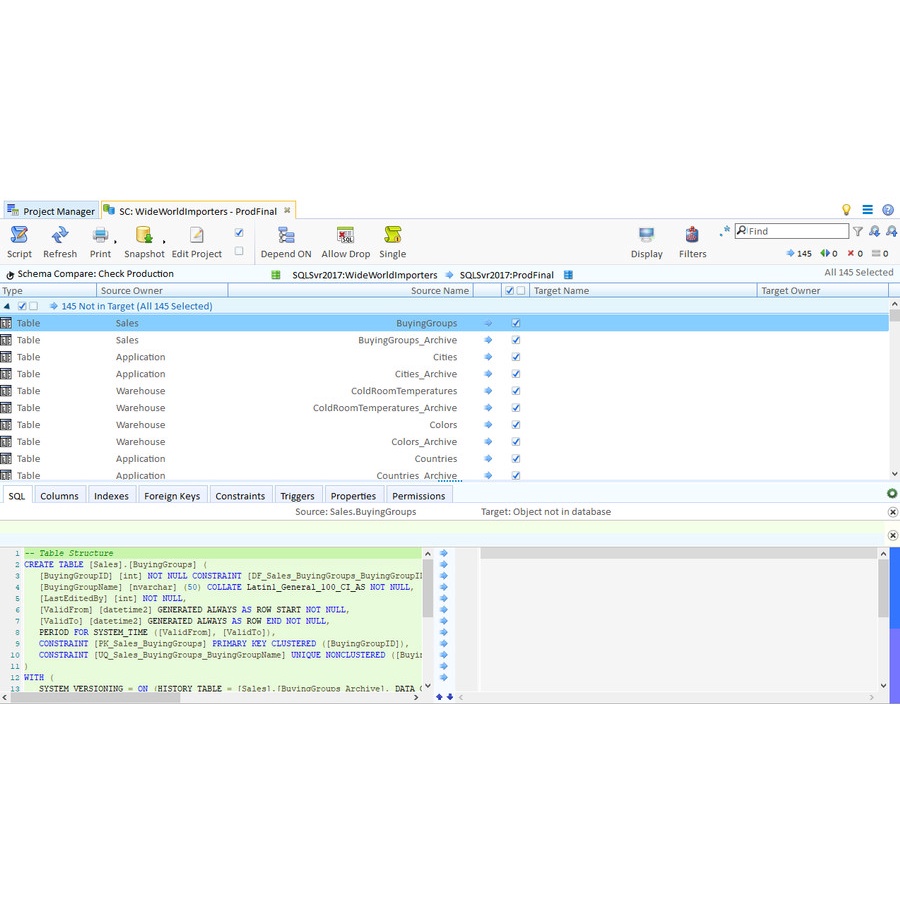 SQL Delta for SQL Server 6.6.4.2240