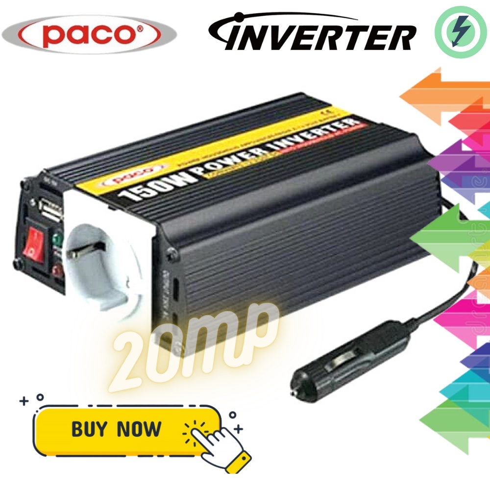 Paco Power Inverter 150 Watt POWER INVERTER IV150-12