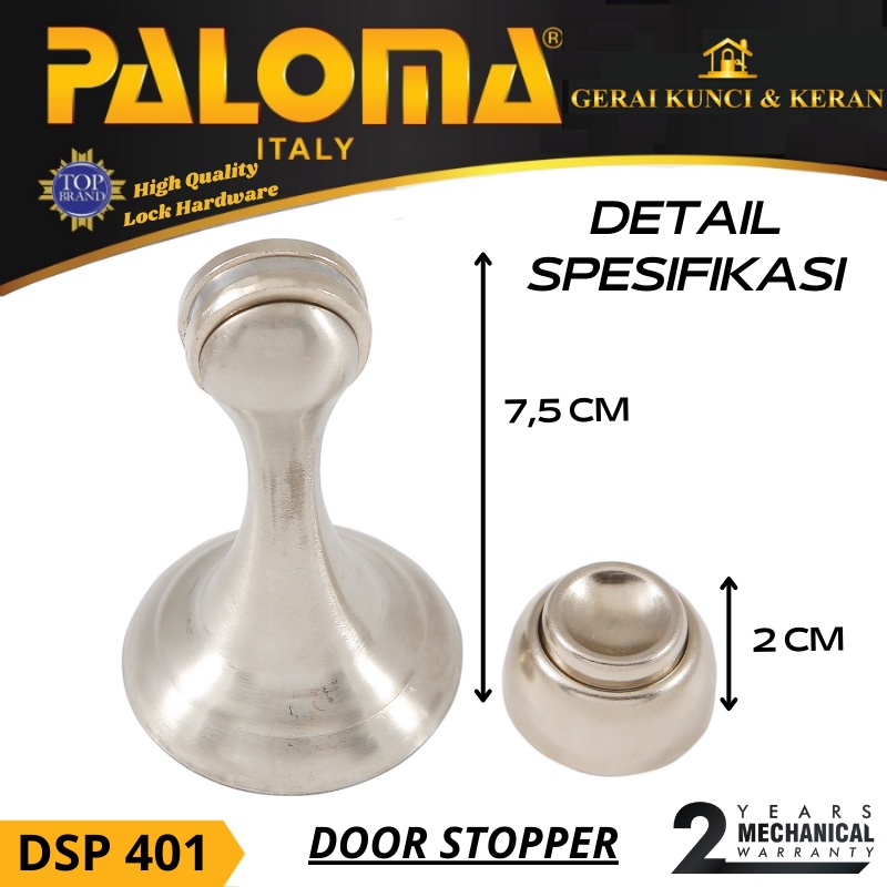 DOOR STOPPER Penahan Pintu PALOMA DSP 401 MAGNET DOOR STOP