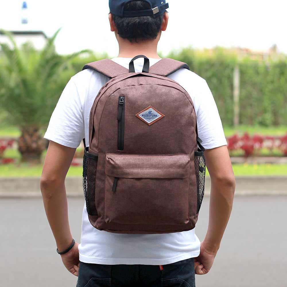 Tas Punggung Kuzatura Retro Pria Coklat - Kembali ke Masa Lalu dengan Gaya Vintage yang Klasik