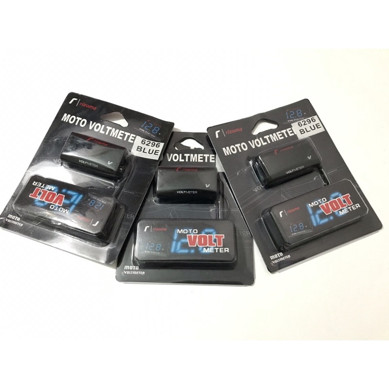 Voltmeter Digital led Waterproof Universal Volt Meter Aki Motor Mobil
