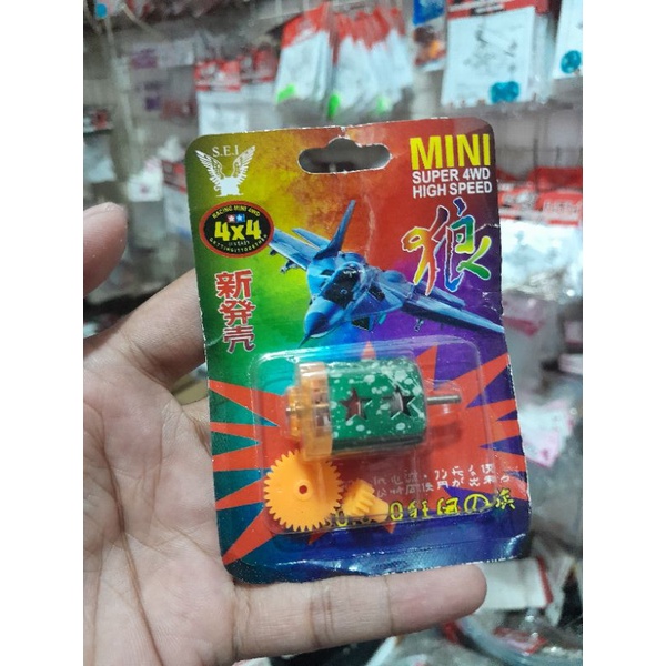 DINAMO MINI PESAWAT GIR SET KAWAT MERAH