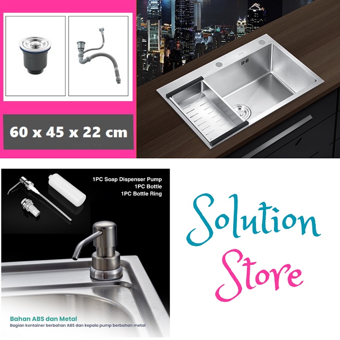 Bak Cuci Piring 1 Lubang /Kichen Sink 1 Lubang - High Quality