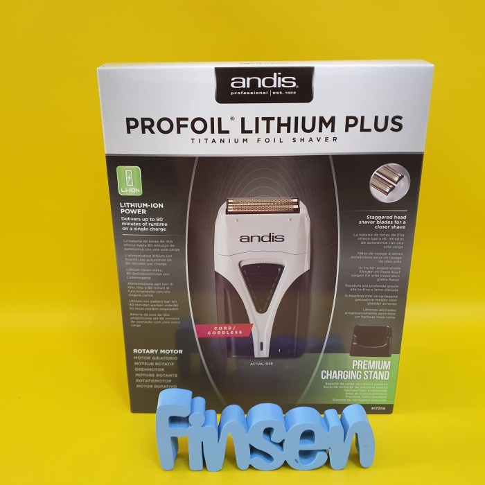 ANDIS SHAVER PROFOIL LITHIUM ALAT CUKUR JENGGOT ANDIS ORIGINAL