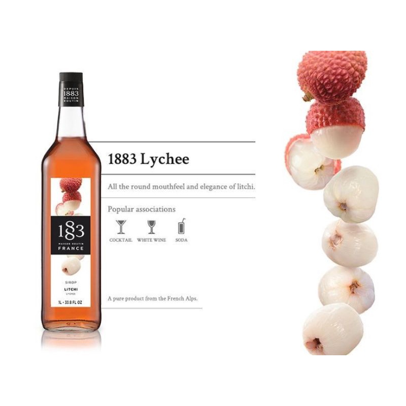 

1883 syrup Lychee 1 liter