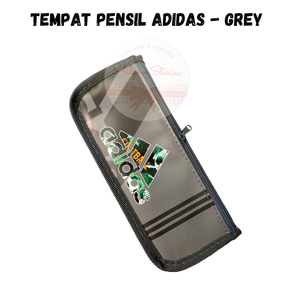 Kotak Pensil / Tempat pensil / pensil bag Adidas