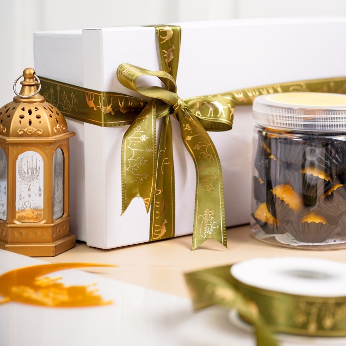 

(Premium) Pita Satin Idul Fitri Pita Satin Lebaran Pita Lebaran 2,5Cm 095