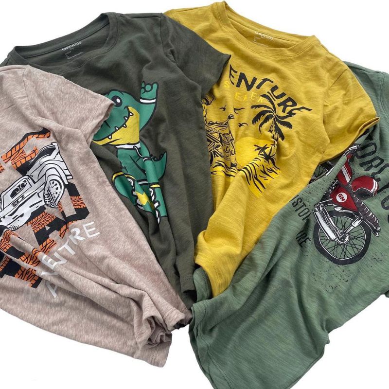 Tshirts Kaos Anak Laki-Laki Junior sz 4 -14 tahun katalog 1