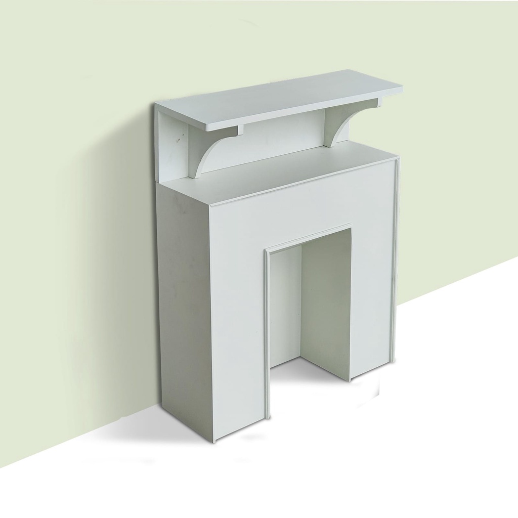 Prima Shabby Rak Fireplace/Perapian Ambalan Aesthetic Dekorasi Hiasan Pajangan Tempat Penyimpanan