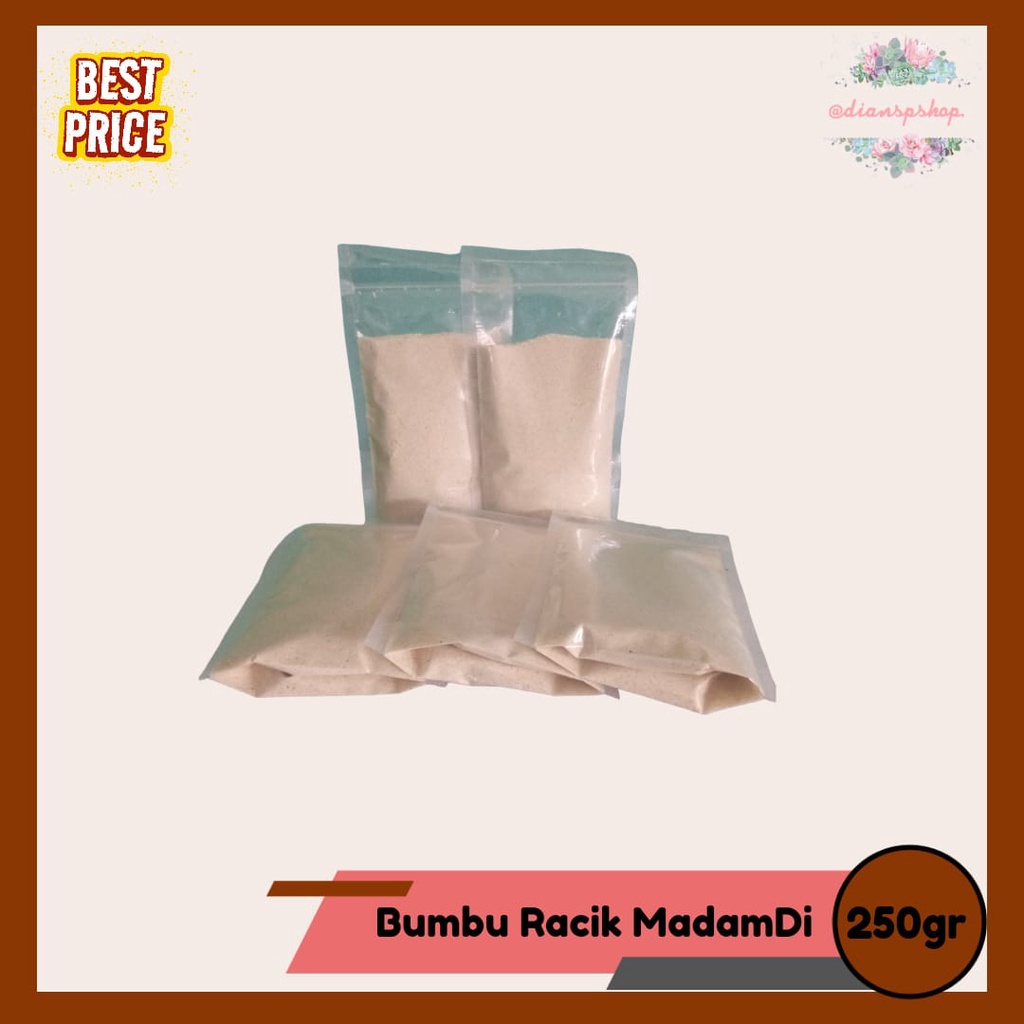 

Bumbu Racik Instan MadamDi 250gr Bumbu Boci dan Seblak