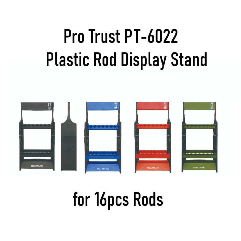Pro Trust Plastic Rod Display Stand PT6022 Rack Rak Tempat Joran