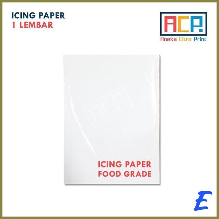 

ICING PAPER KERTAS ICING KERTAS EDIBLE ICING SHEETS 1 LEMBAR [NKCT]