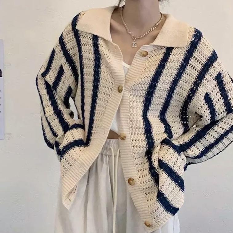 [ART. 3365] Her Goods Store AB708 Korean Outer/Outerwear/Cardigan/Kardigan/Luaran Rajut