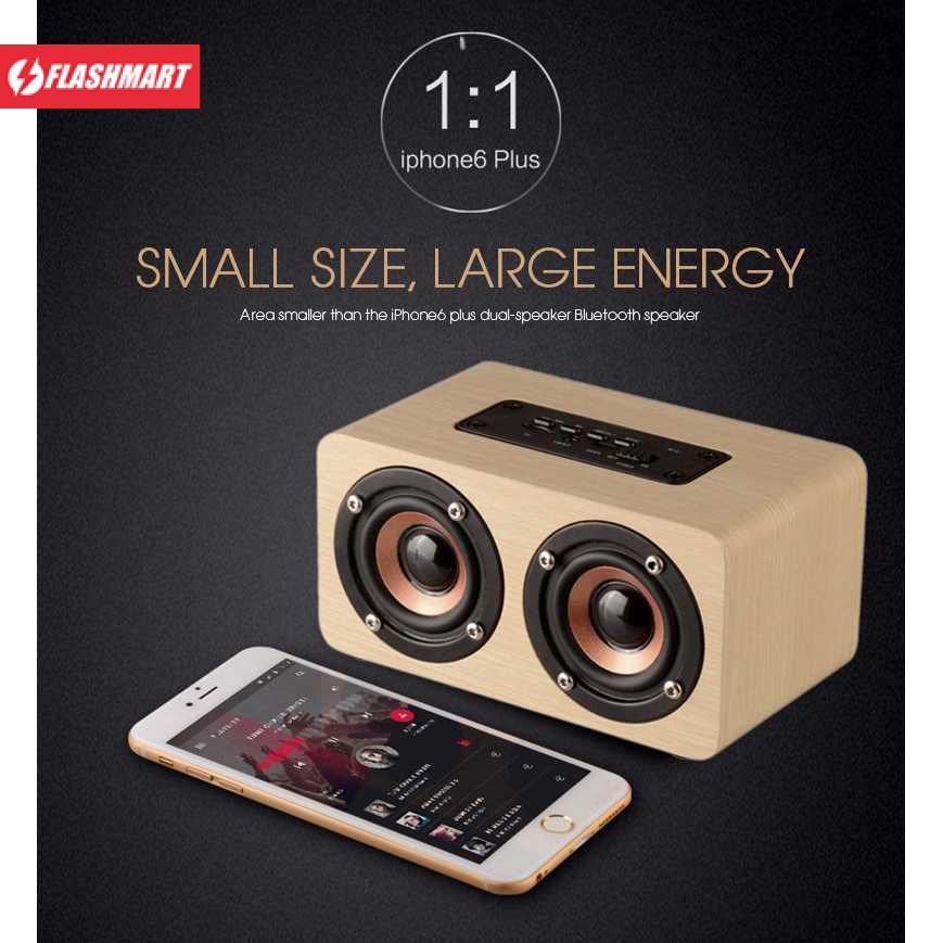 Flashmart Desktop Bluetooth Speaker Stereo Subwoofer - K5